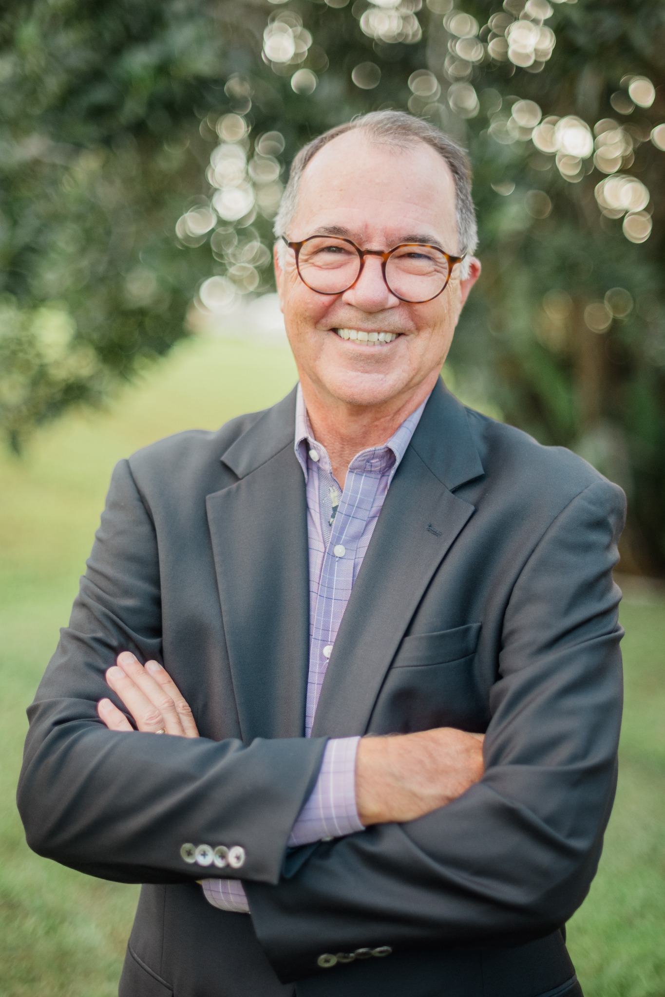 Richard McWhorter smiling outdoors